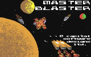 Backdrop artwork for Master Blaster (Capital Software Designs)