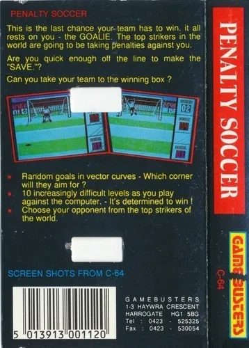 Penalty Soccer box back