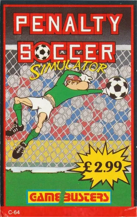 Penalty Soccer cover art for Commodore 64