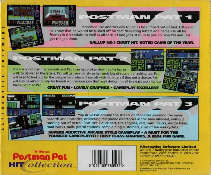 Postman Pat 3: To the Rescue box back