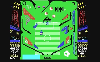 Backdrop artwork for Soccer Pinball