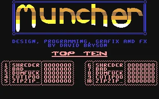 Backdrop artwork for Muncher