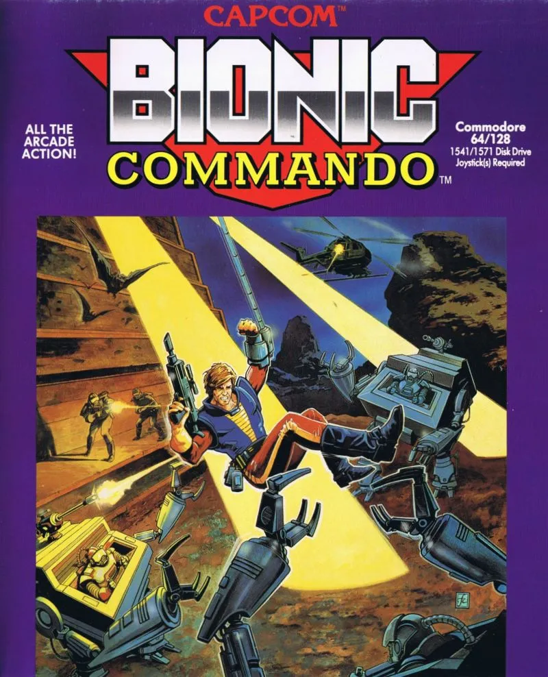 Bionic Commando (NTSC Version) box art