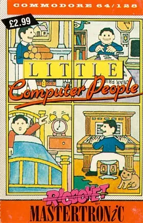 Little Computer People cover art for Commodore 64