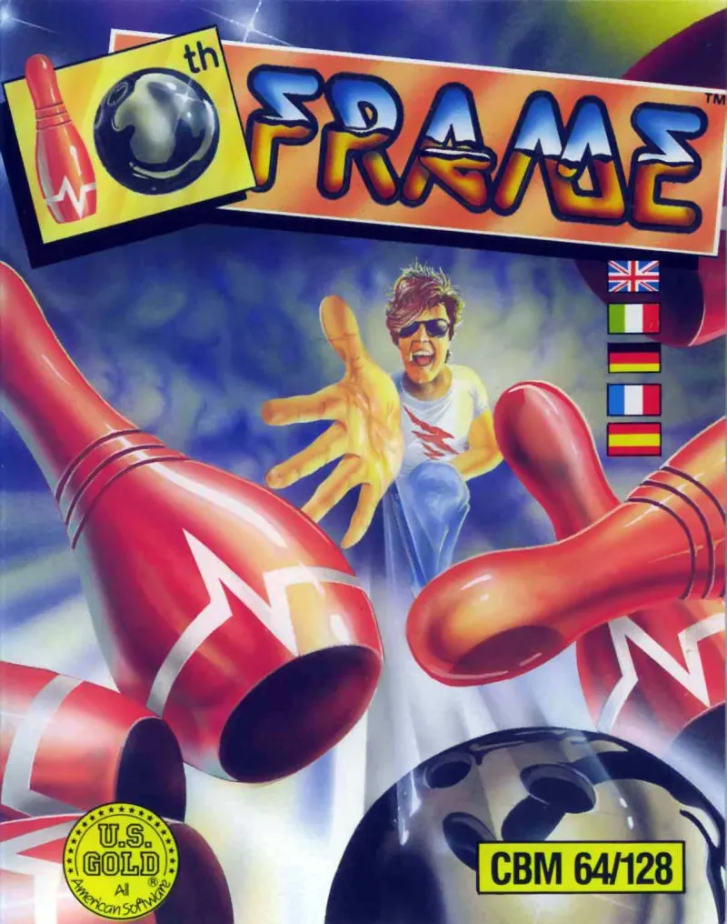 10th Frame cover art for Commodore 64