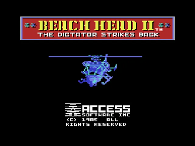 Beach-Head II: The Dictator Strikes Back screenshot