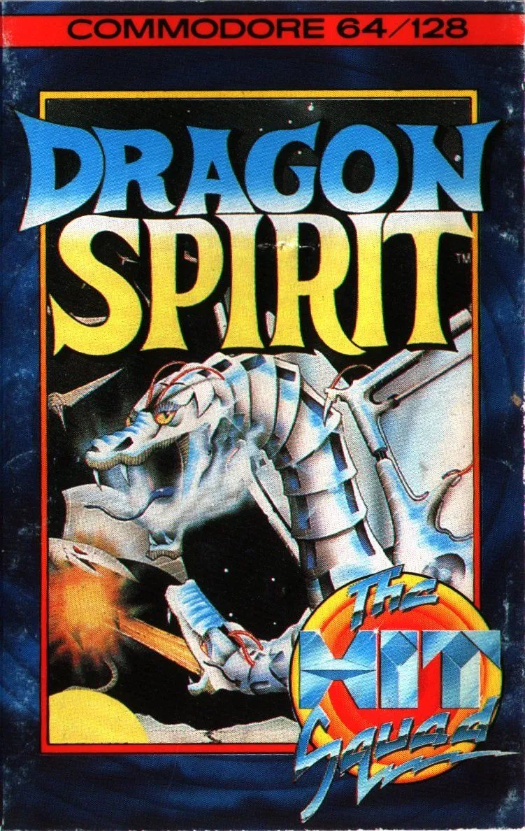 Dragon Spirit cover art for Commodore 64
