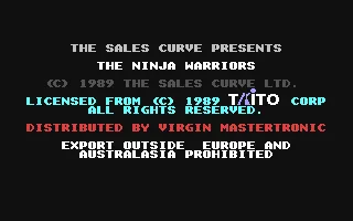 The Ninja Warriors screenshot