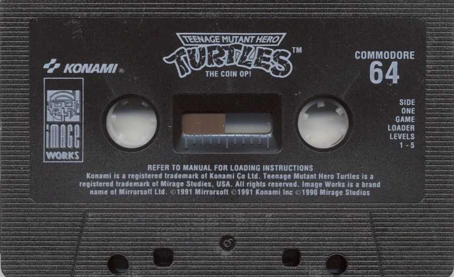 Teenage Mutant Ninja Turtles: The Arcade Game cart