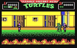 Backdrop artwork for Teenage Mutant Ninja Turtles: The Arcade Game