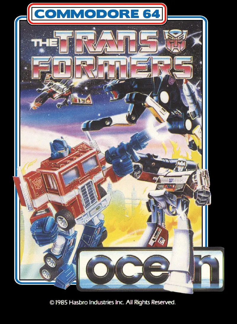 The Transformers box art