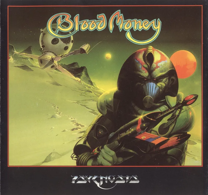 Blood Money cover art for Commodore 64