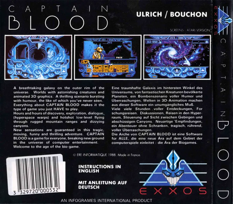 Captain Blood box back