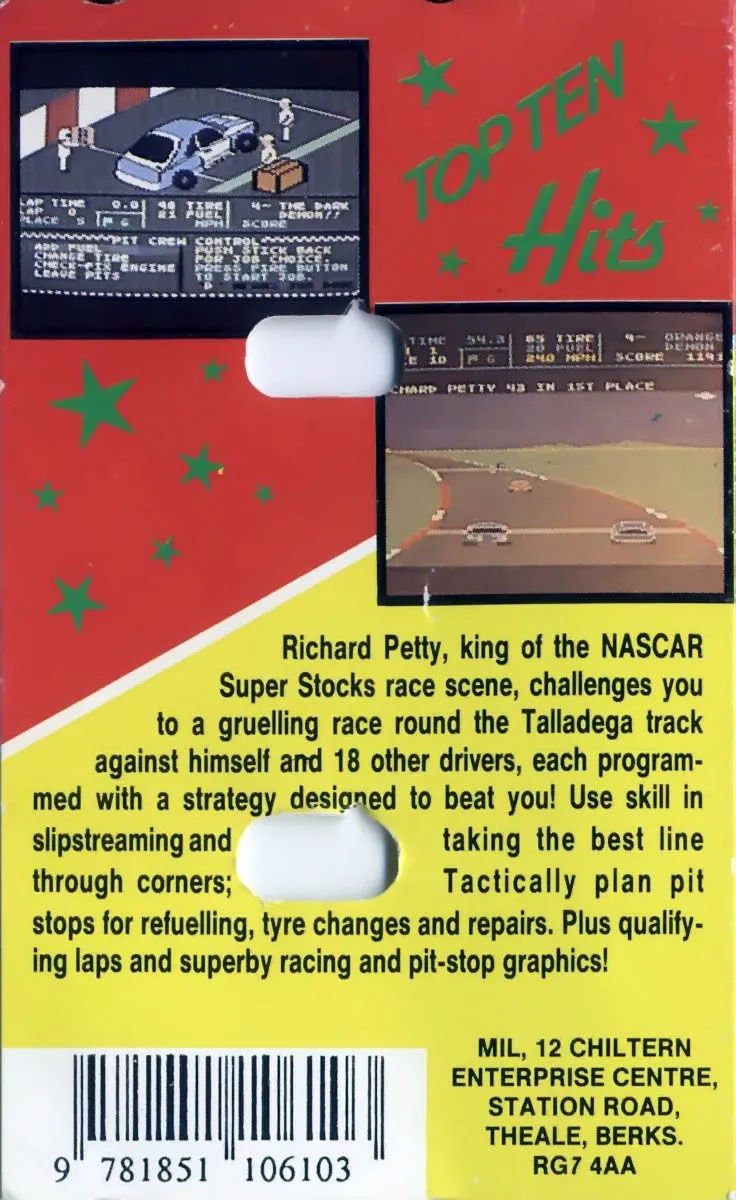 Richard Petty's Talladega box back