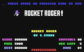 Backdrop artwork for Rocket Roger