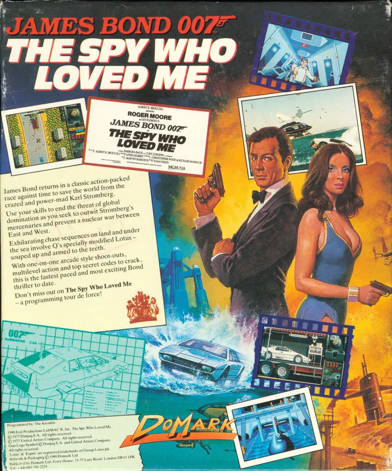 The Spy Who Loved Me box back