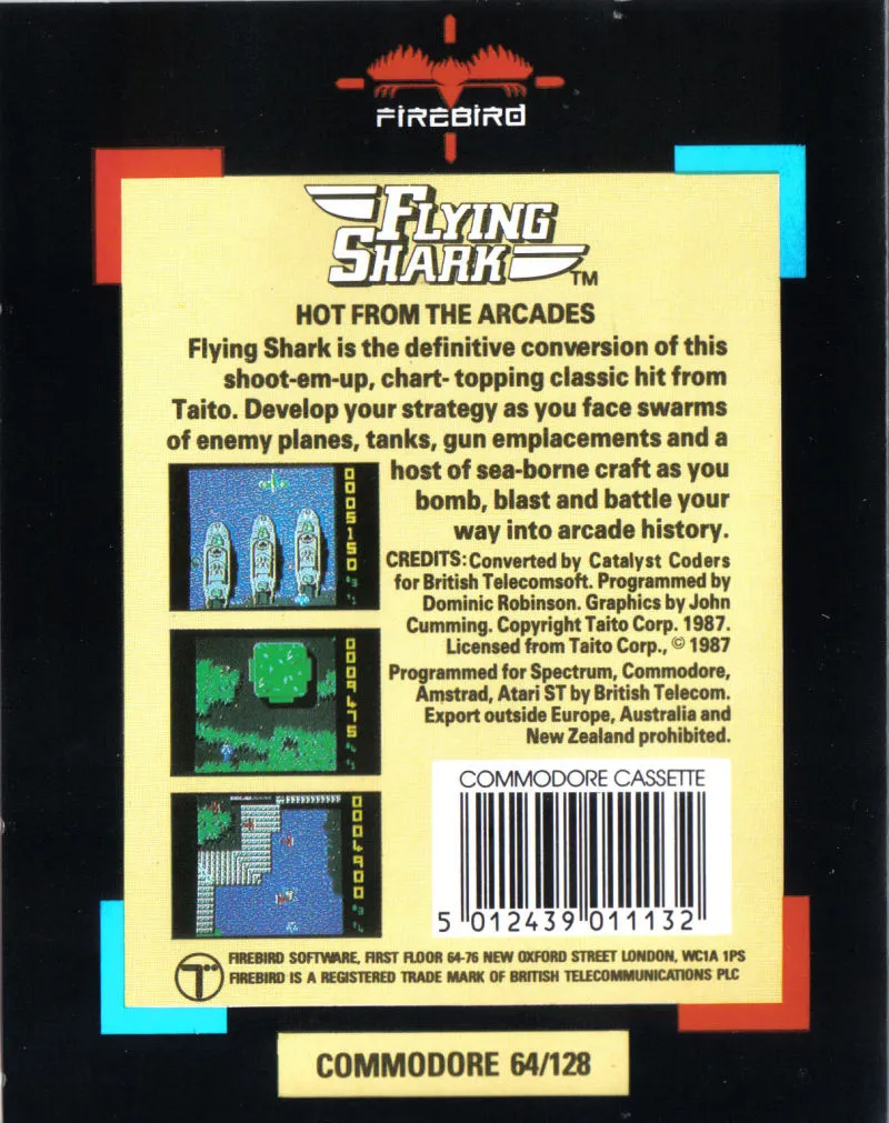 Sky Shark box back