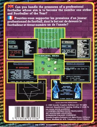 Footballer of the Year 2 box back