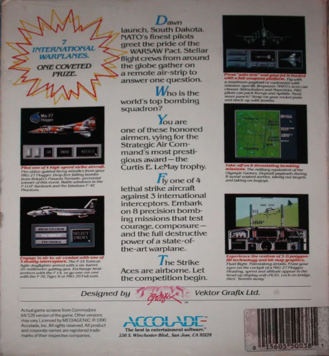 Strike Aces box back