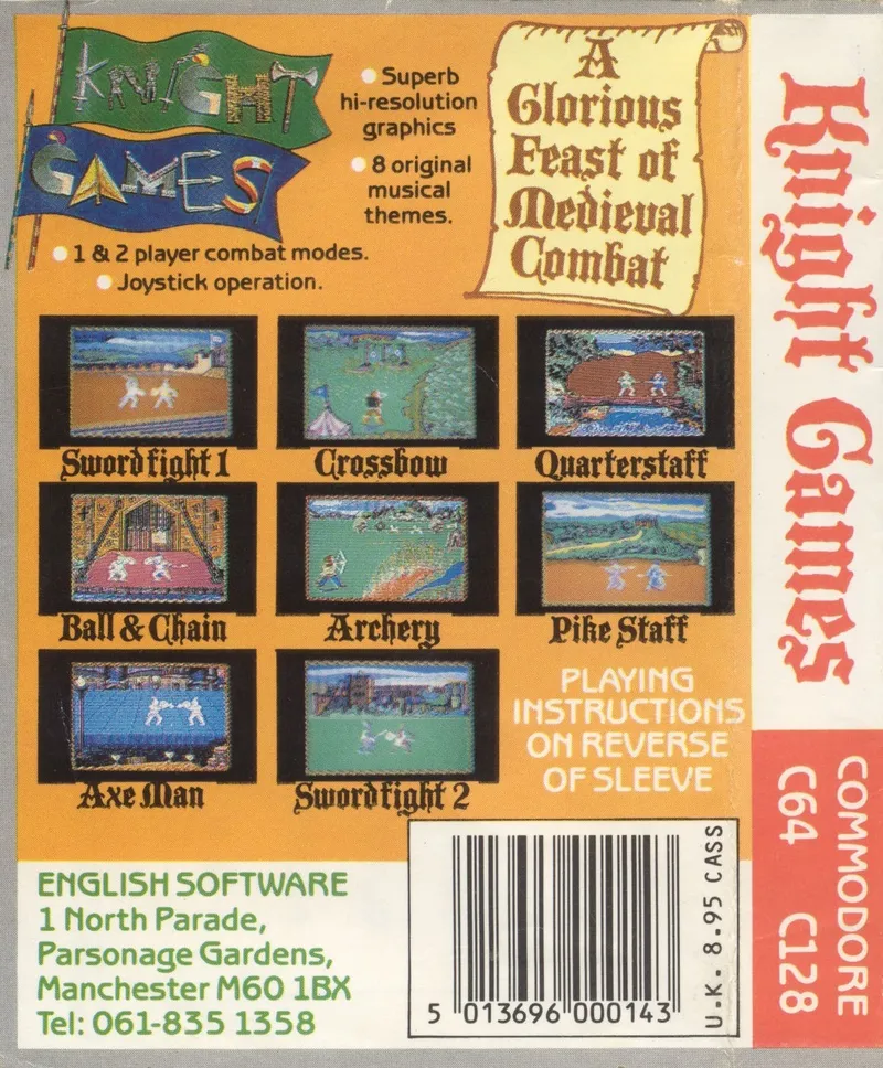 Knight Games box back