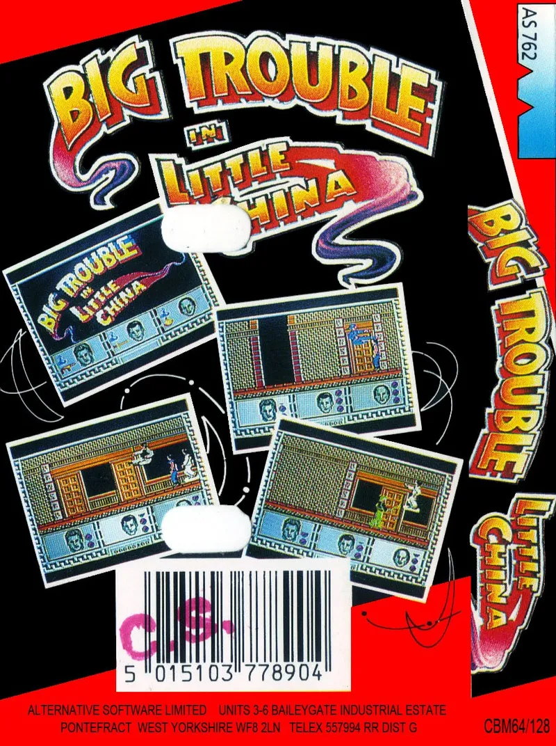 Big Trouble in Little China box back
