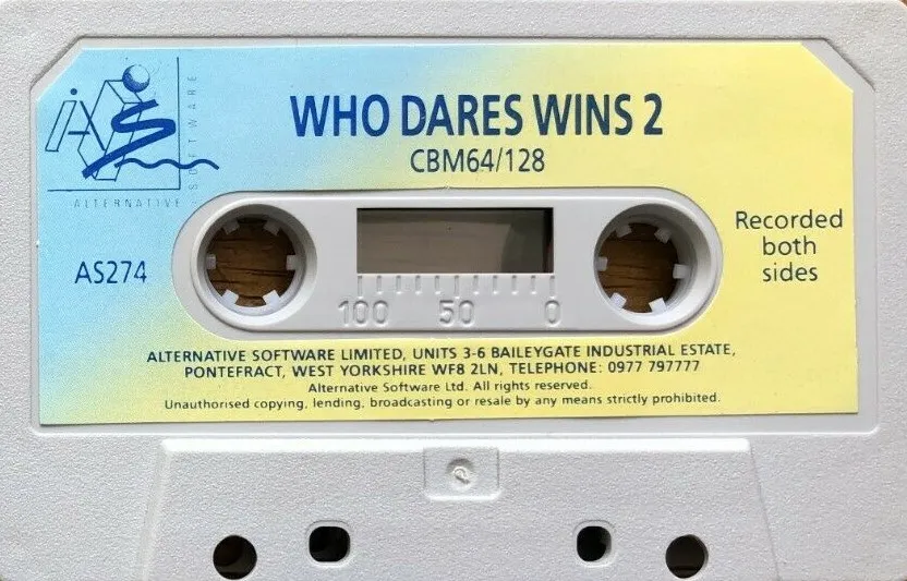 Who Dares Wins II cart