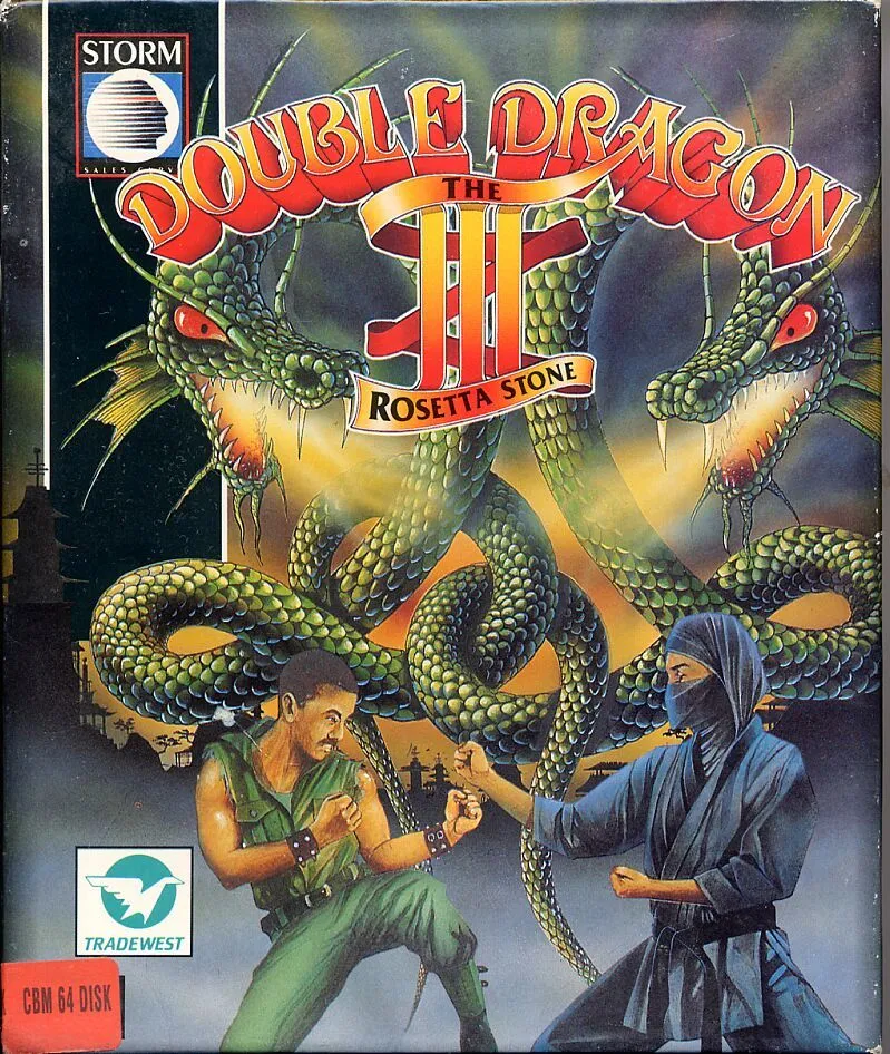 Double Dragon III: The Rosetta Stone box art
