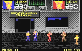 Backdrop artwork for Double Dragon III: The Rosetta Stone