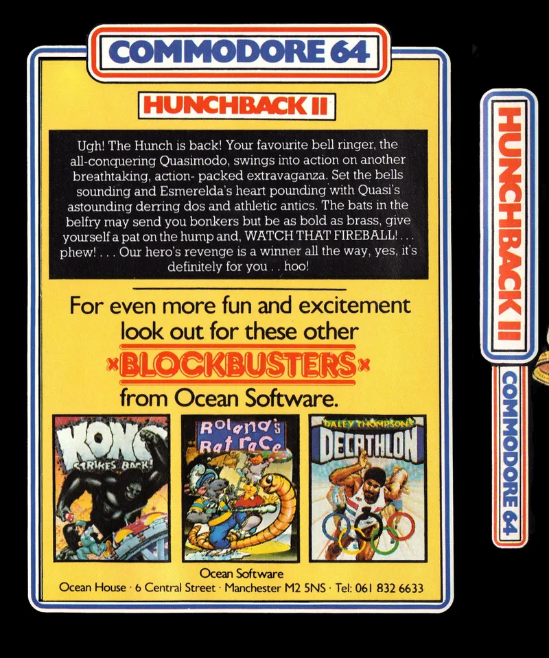Hunchback II: Quasimodo's Revenge box back