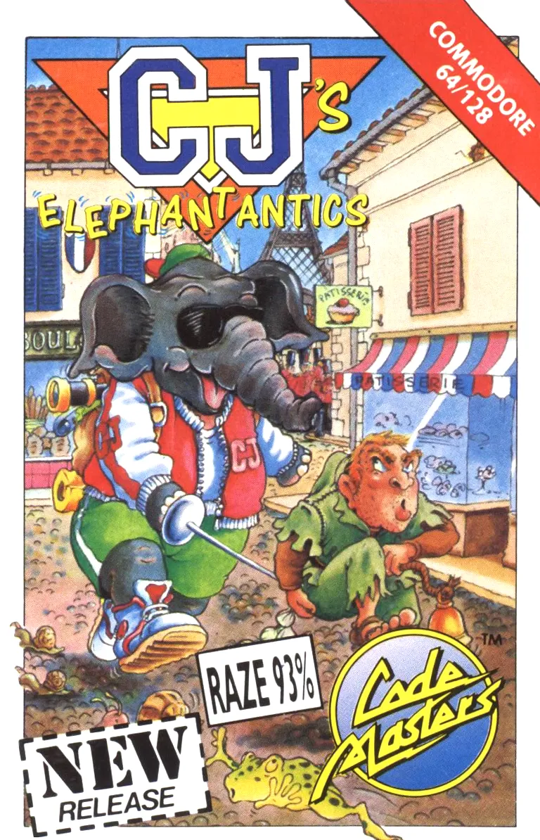CJ's Elephant Antics box art