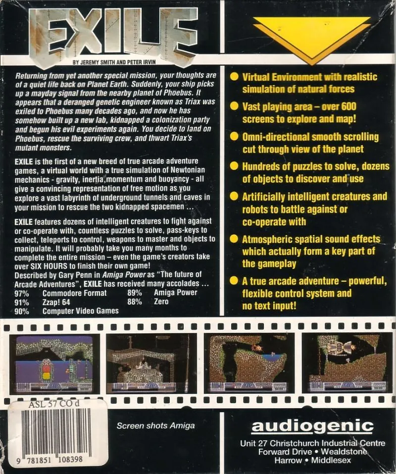 Exile box back