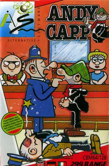 Andy Capp cover art for Commodore 64