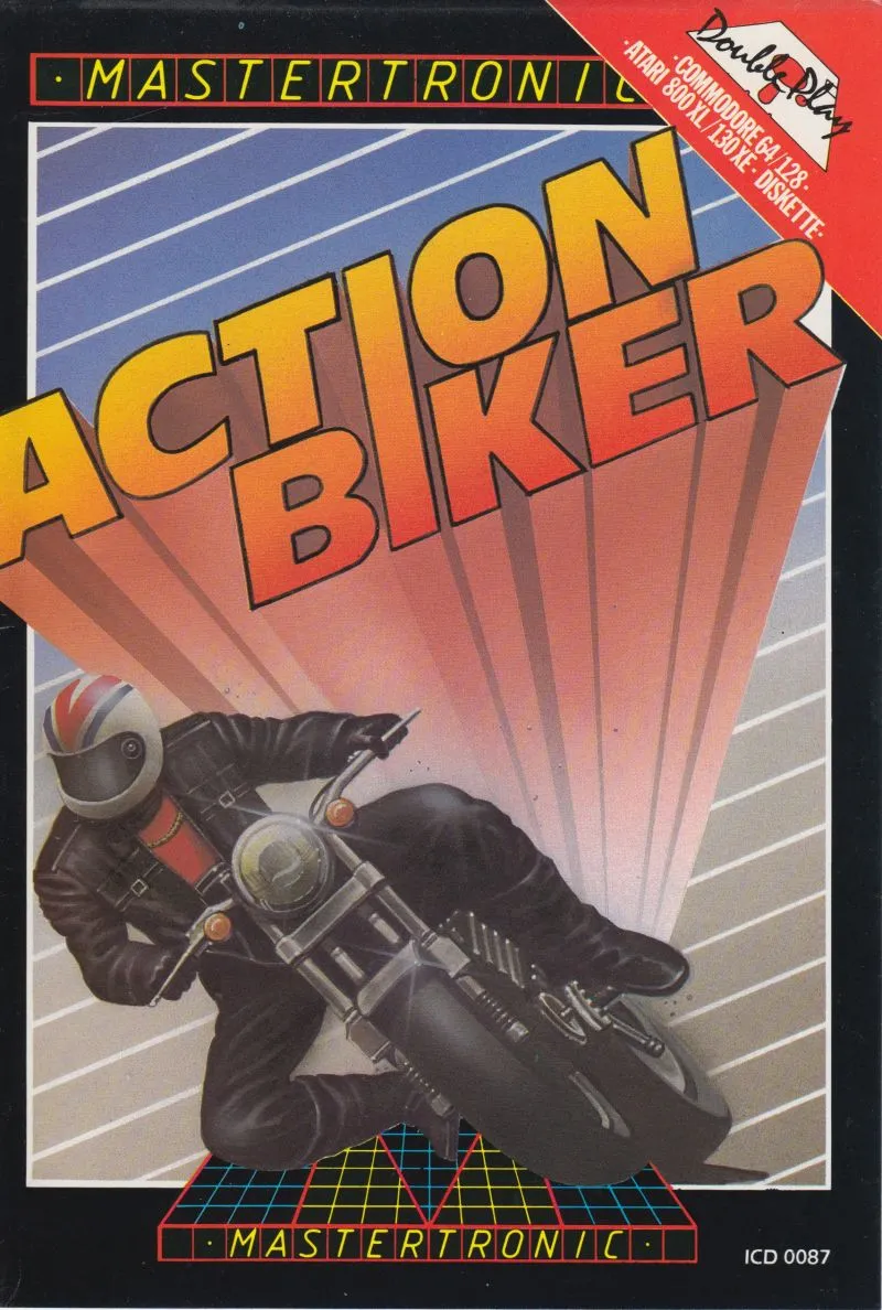 Action Biker cover art for Commodore 64