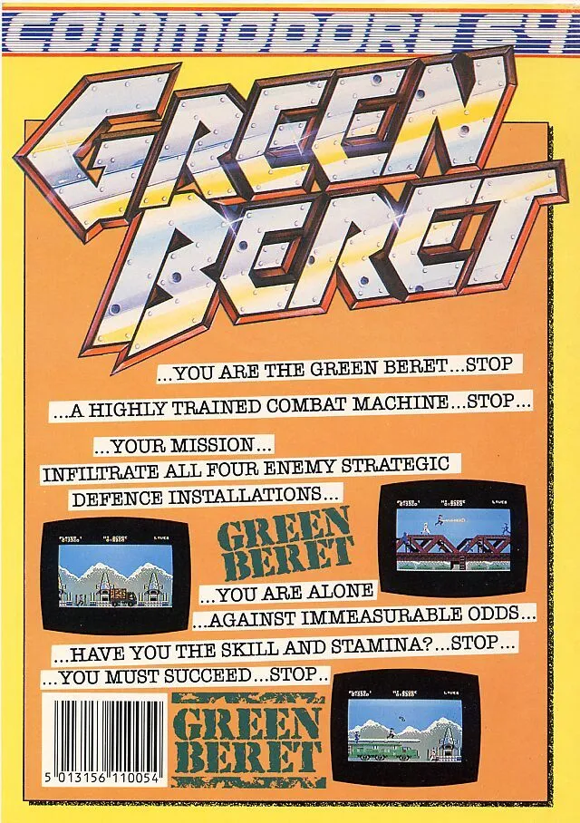 Green Beret box back