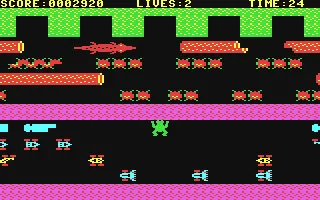 Frogger 64 screenshot