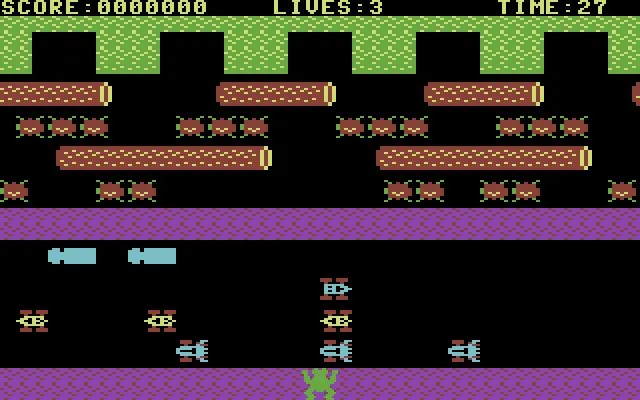 Frogger 64 screenshot