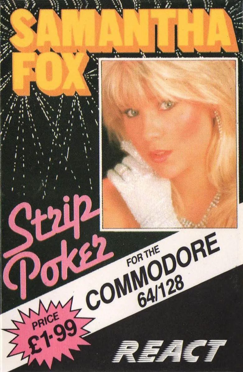 Samantha Fox Strip Poker box art