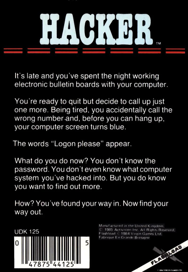 Hacker box back