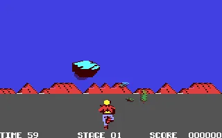 Backdrop artwork for Space Harrier