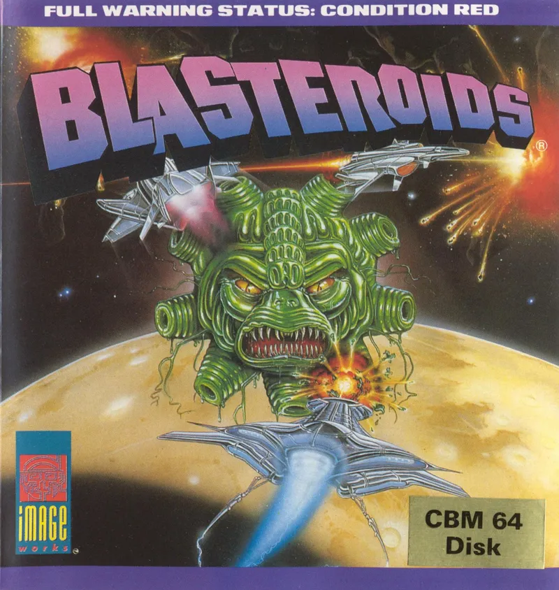 Blasteroids box art
