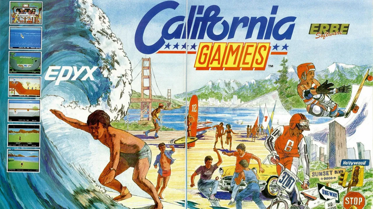 Backdrop artwork for California Games