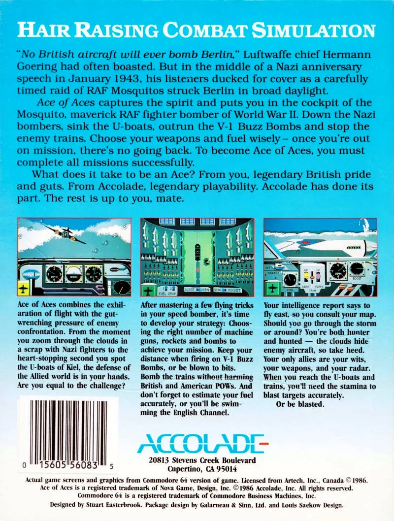 Ace of Aces box back