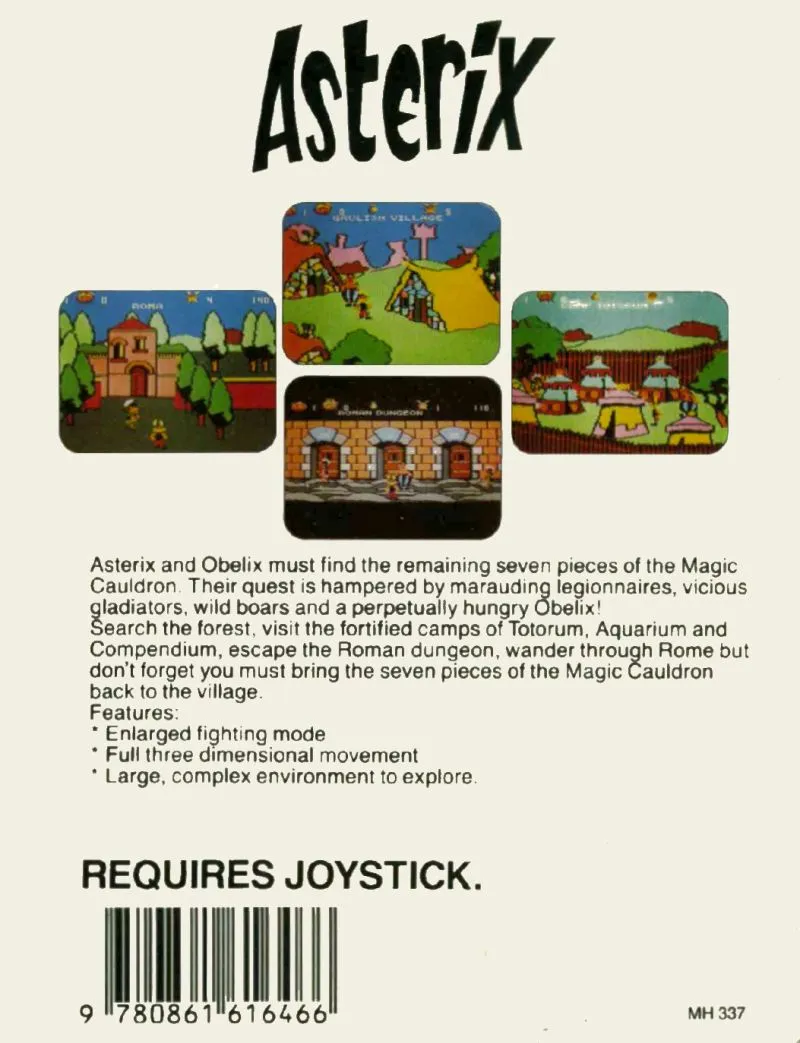 Astérix and the Magic Cauldron box back