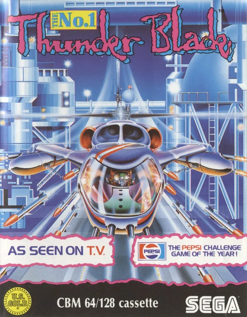 Thunder Blade box art