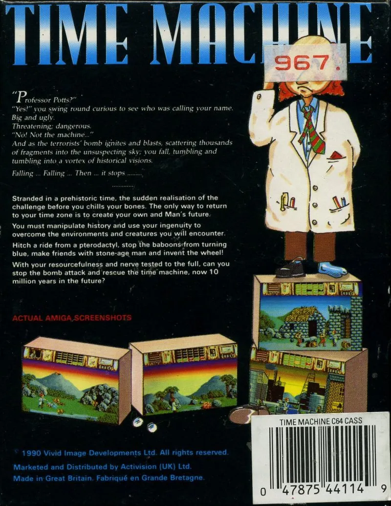Time Machine box back