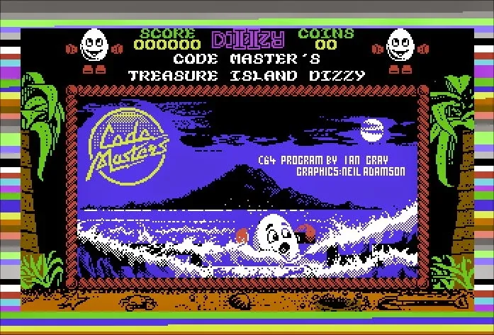 Backdrop artwork for Treasure Island Dizzy