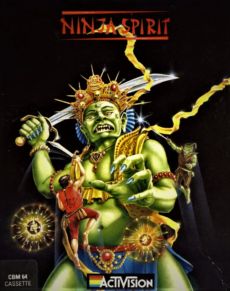 Ninja Spirit cover art for Commodore 64