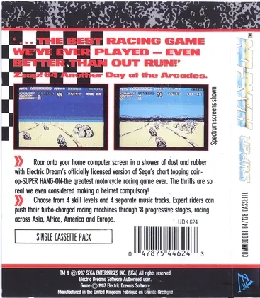 Super Hang-On box back