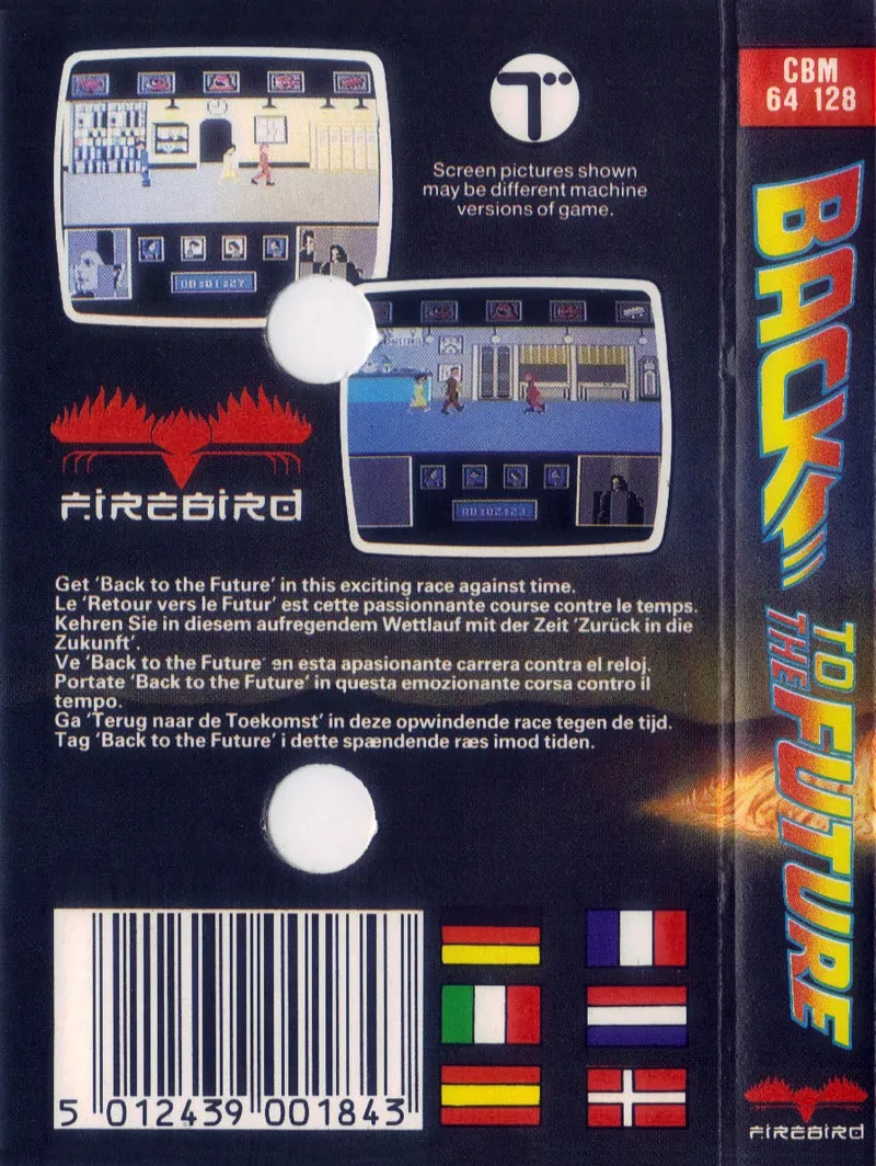 Back to the Future box back