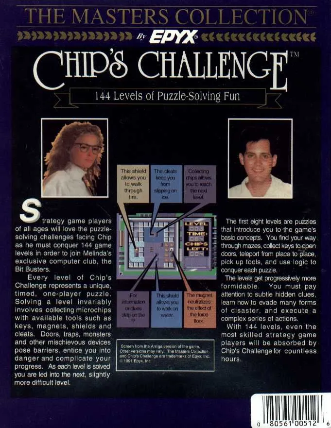 Chip's Challenge box back